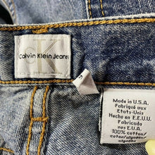 Load image into Gallery viewer, Vintage Calvin Klein 90s Y2K Womens Size 9 Medium Wash Shorts
