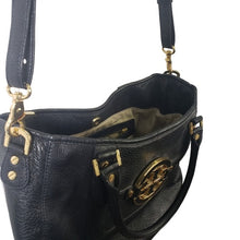 Load image into Gallery viewer, Tory Burch Amanda Black Leather Handbag
