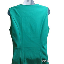 Load image into Gallery viewer, Joseph Ribkoff Size 10 Teal Beaded Dress
