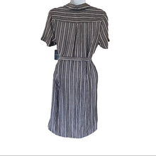 Load image into Gallery viewer, Lucky Brand Womens Size XS Tie Front Striped Tshirt Dress
