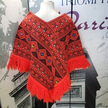 Load image into Gallery viewer, Vintage Handmade Poncho One Size Fits All
