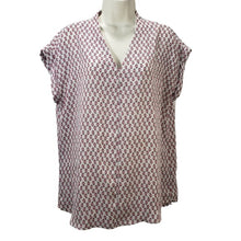 Load image into Gallery viewer, Anthropologie Pleione Womens Size M Short Sleeve Blouse
