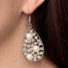 Load image into Gallery viewer, Paparazzi Silver Dangle Earrings
