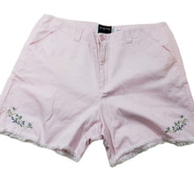 Load image into Gallery viewer, Westbound Pink Raw Hem Shorts Plus Size 16
