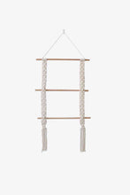Load image into Gallery viewer, Macrame Ladder Wall Hanging
