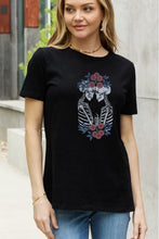 Load image into Gallery viewer, Simply Love Full Size Skeleton Graphic Cotton Tee
