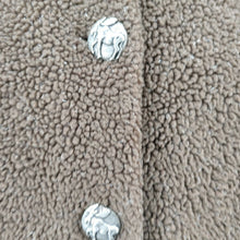 Load image into Gallery viewer, Tasha Polizzi Womens Size Small Brown Deep Pill Fleece Button Up Jacket
