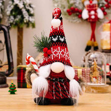 Load image into Gallery viewer, Pom-Pom Trim Pointed Hat Faceless Gnome
