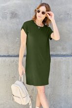Load image into Gallery viewer, Basic Bae Full Size Round Neck Short Sleeve Dress with Pockets
