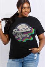 Load image into Gallery viewer, Simply Love Full Size FOOTBALL MOM Graphic Cotton Tee
