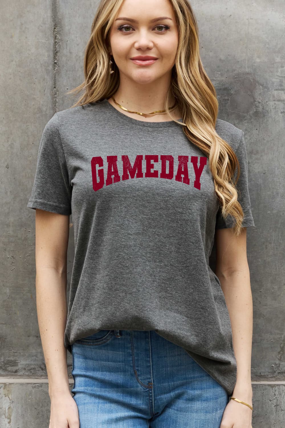 Simply Love Full Size GAMEDAY Graphic Cotton Tee