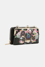 Load image into Gallery viewer, Nicole Lee USA Signature Kiss Lock Crossbody Wallet
