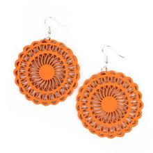 Load image into Gallery viewer, Paparazzi Orange Statement Earrings
