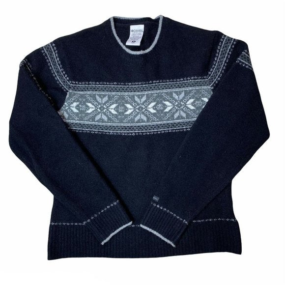 Columbia Size M Blue Super Soft Knit Sweater