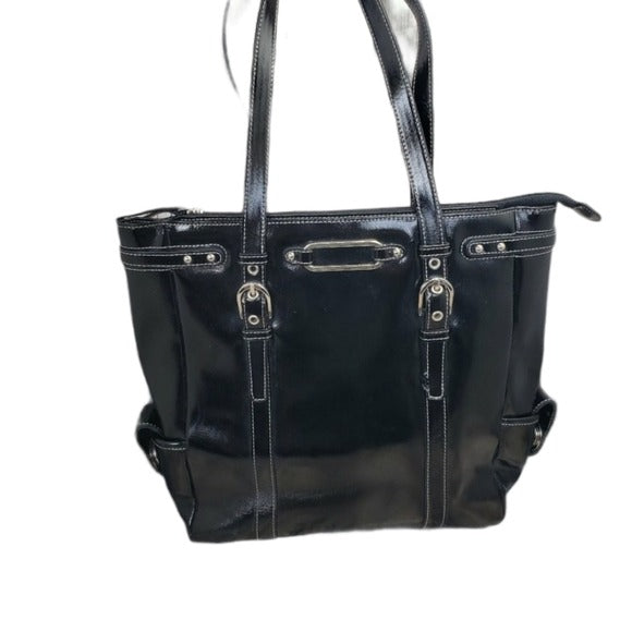 Franklin Covey Patent Leather Tote Bag