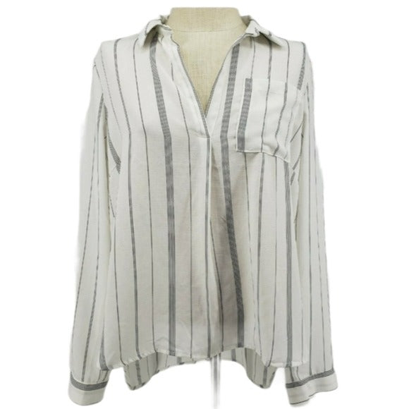 Paper Crane Ethereal Striped Button Up