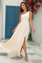 Load image into Gallery viewer, One-Shoulder Split Maxi Dress
