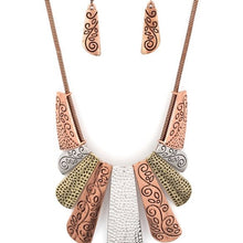 Load image into Gallery viewer, Paparazzi Mixed Metal Statement Necklace Set
