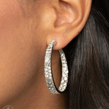 Load image into Gallery viewer, Paparazzi Silver Hoop Earrings
