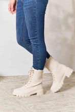 Load image into Gallery viewer, East Lion Corp Zip Back Lace-up Front Combat Boots
