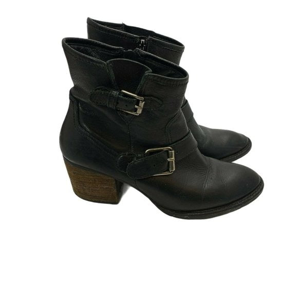Matisse Double Down Black Leather Boots