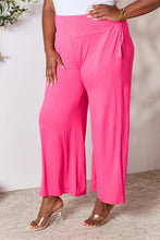 Load image into Gallery viewer, Double Take Full Size Smocked Wide Waistband Wide Leg Pants

