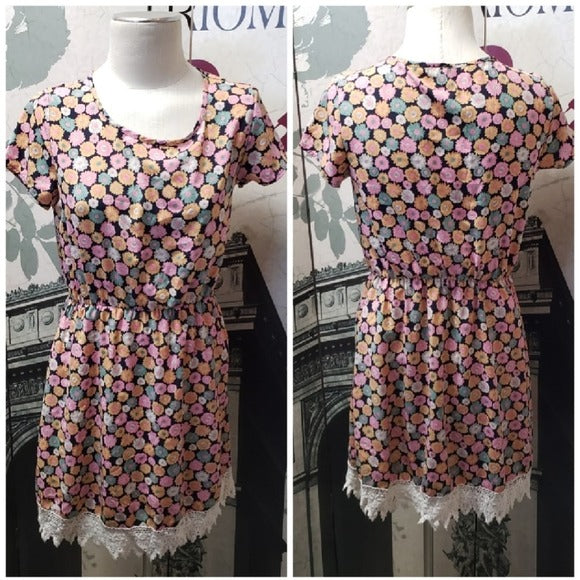 Primi Daisy Print Dress Size Medium