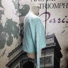 Load image into Gallery viewer, Decree Mint Green Cropped Sweater NWT Size Large
