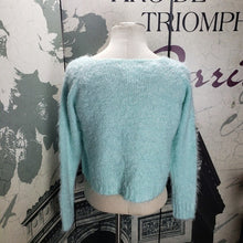 Load image into Gallery viewer, Decree Mint Green Cropped Sweater NWT Size Large
