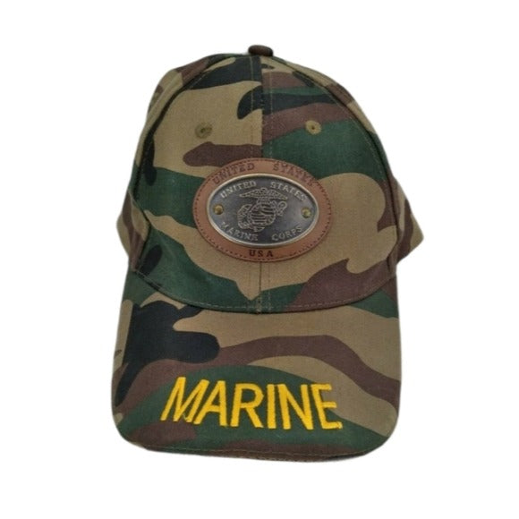 JFH Headwear Camo US Marine Corps Baseball Cap