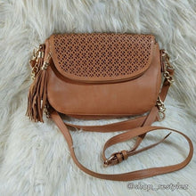 Load image into Gallery viewer, Madison West Brown Crossbody Bag
