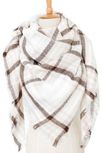 Load image into Gallery viewer, Plaid Imitation Cashmere Scarf
