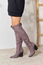 Load image into Gallery viewer, East Lion Corp Block Heel Knee High Boots
