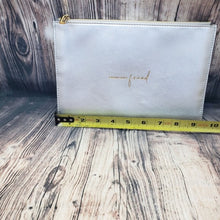 Load image into Gallery viewer, Katie Loxton London Silver NWOT Cosmetic Bag
