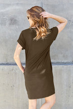 Load image into Gallery viewer, Basic Bae Full Size Round Neck Short Sleeve Dress with Pockets
