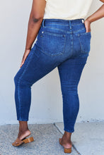 Load image into Gallery viewer, Judy Blue Marie Full Size Mid Rise Crinkle Ankle Detail Skinny Jeans

