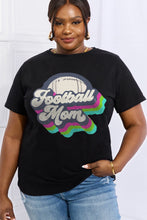 Load image into Gallery viewer, Simply Love Full Size FOOTBALL MOM Graphic Cotton Tee
