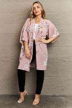 Load image into Gallery viewer, Justin Taylor Aurora Rose Floral Kimono
