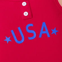 Load image into Gallery viewer, Kids USA Graphic Tank and Star and Stripe Shorts Set
