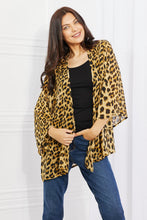 Load image into Gallery viewer, Melody Wild Muse Full Size Animal Print Kimono in Brown
