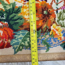 Load image into Gallery viewer, Vintage 70s MCM Colorful Embroidered Wall Hanging
