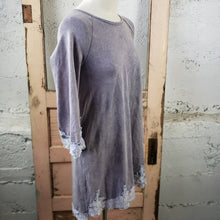 Load image into Gallery viewer, Oddy Gray Jersey Knit Midi Dress Size Small
