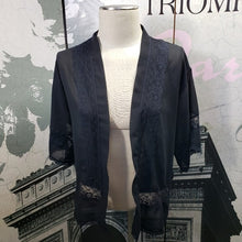 Load image into Gallery viewer, Max &amp; Riley Black Sheer Cardigan Size Small
